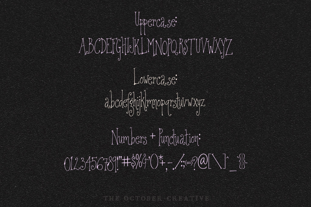 Flickering Fairy Lights Font, preview 3