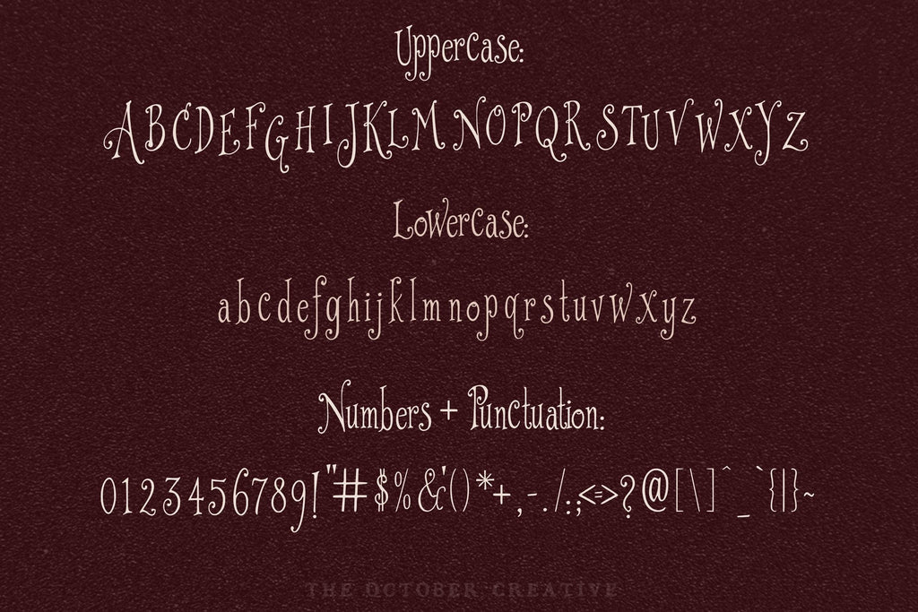 Wishbitten Font, preview 3