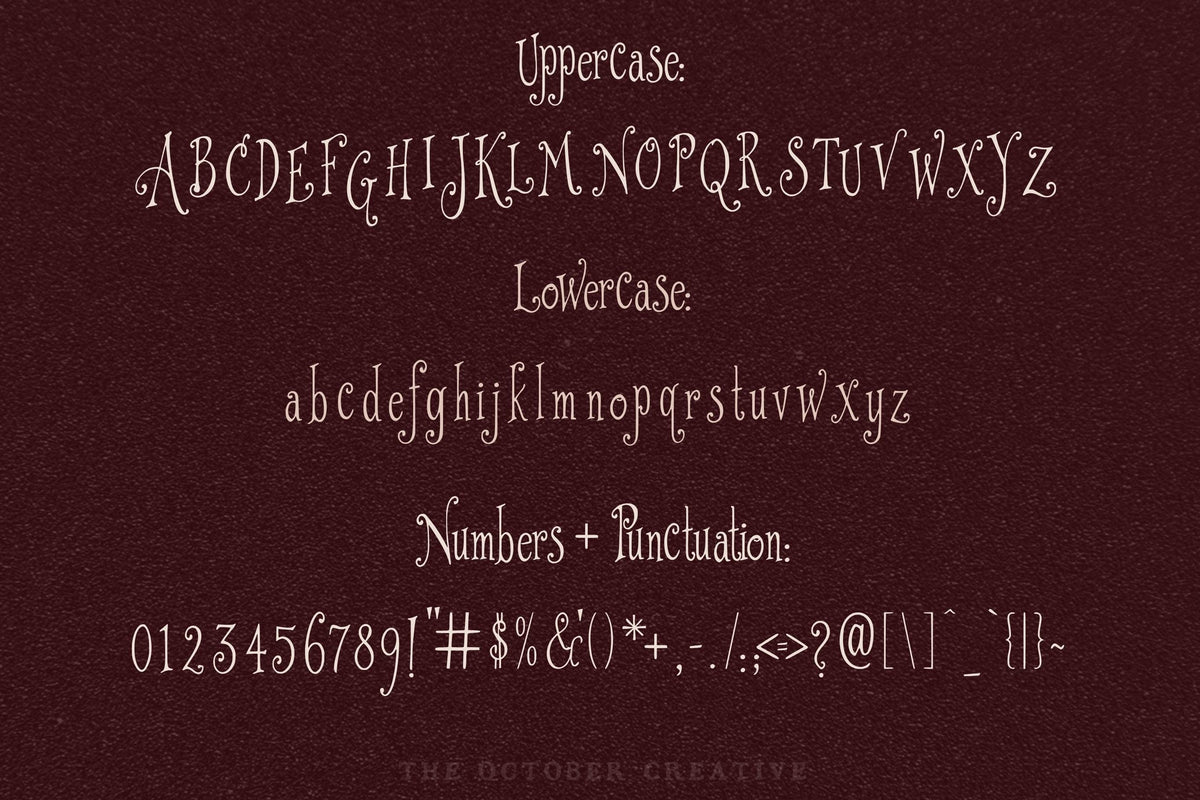 Wishbitten Font, preview 3