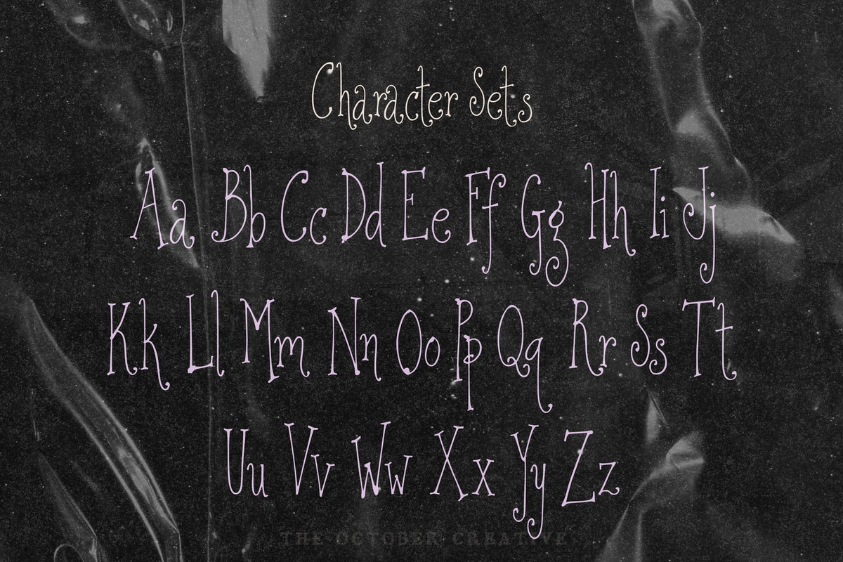 Flickering Fairy Lights Font, preview 4