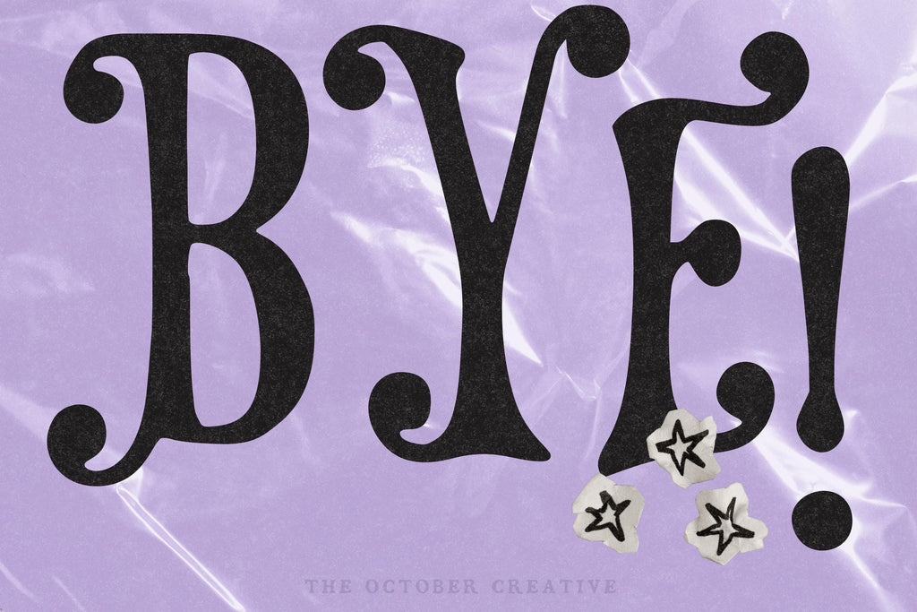 Violet Vision Font, preview 9