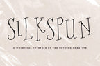 Silkspun Font, preview 2