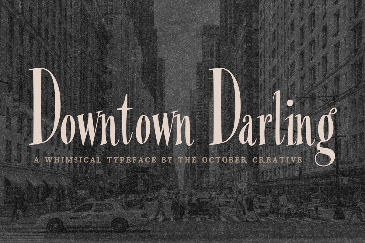 Downtown Darling Font, preview 2