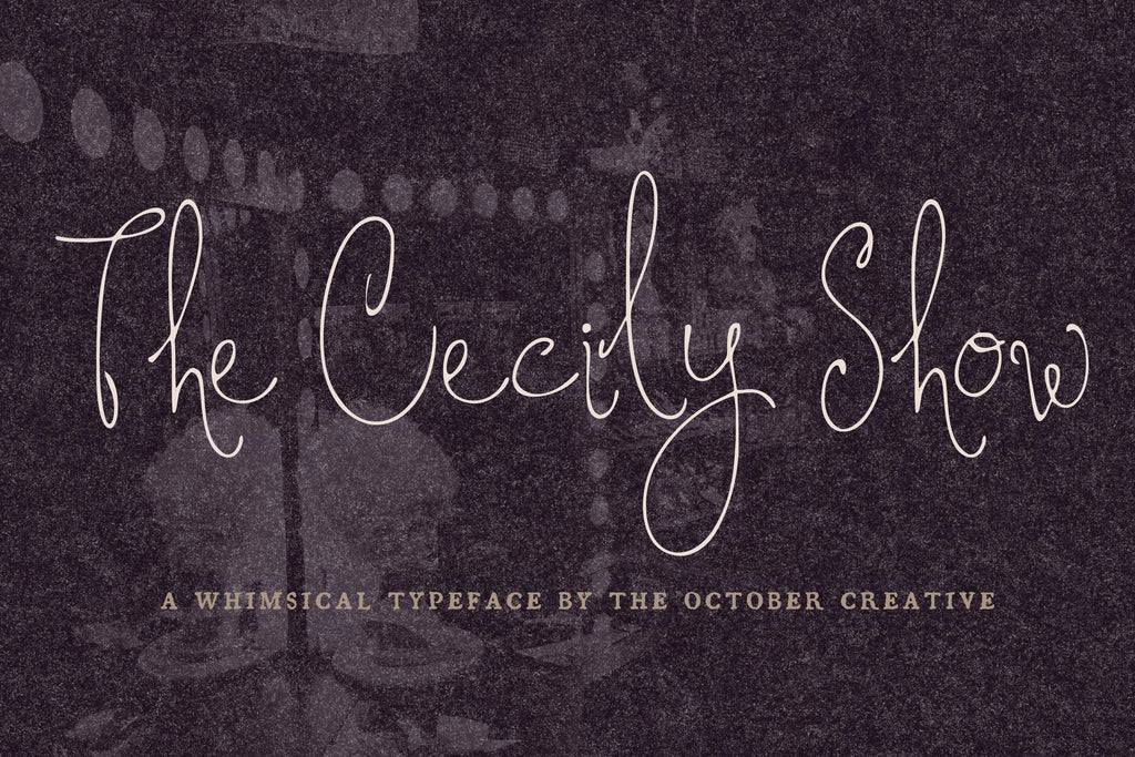 The Cecily Show Font, preview 2