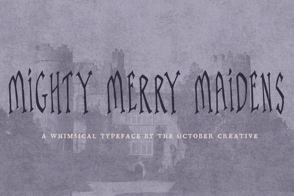 Mighty Merry Maidens Font, preview 2