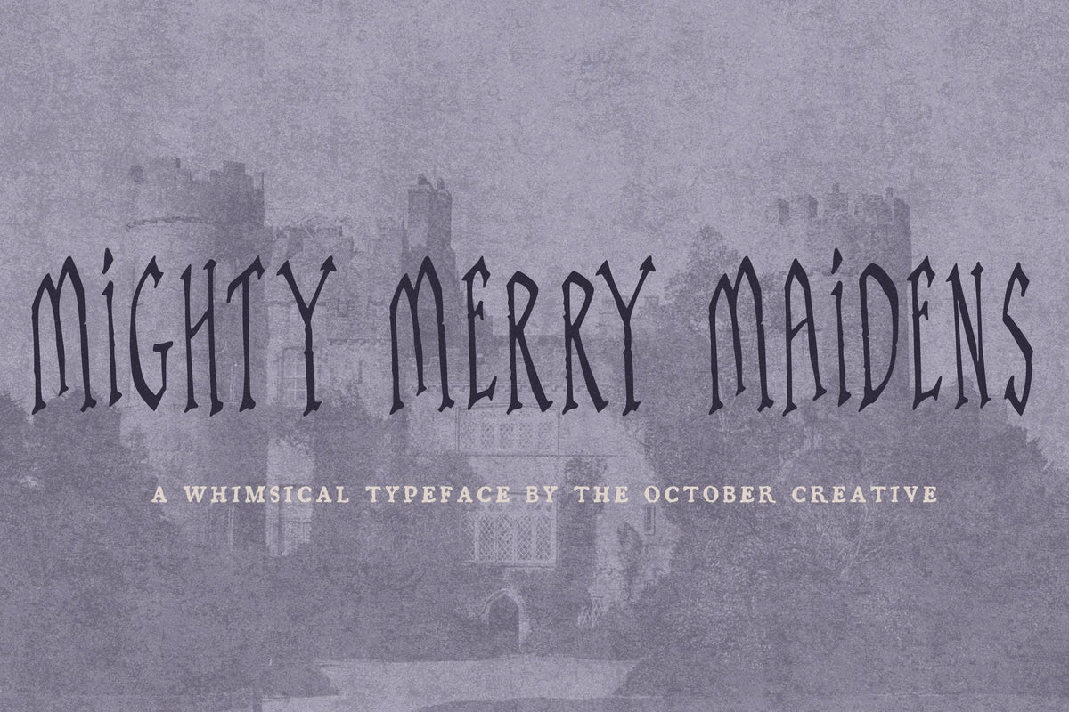 Mighty Merry Maidens Font, preview 2