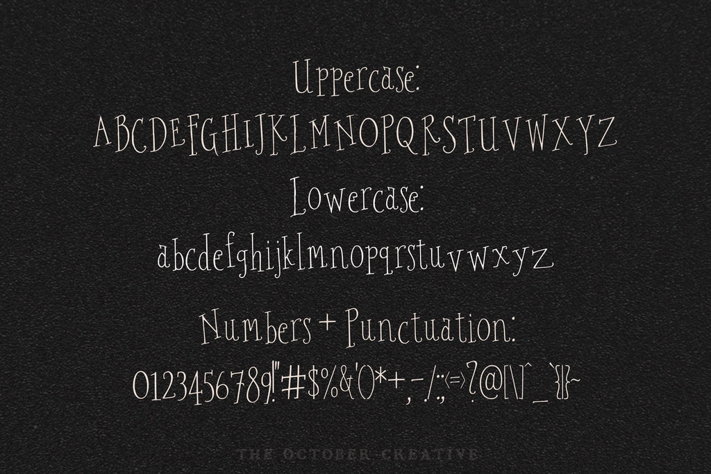 Silkspun Font, preview 3