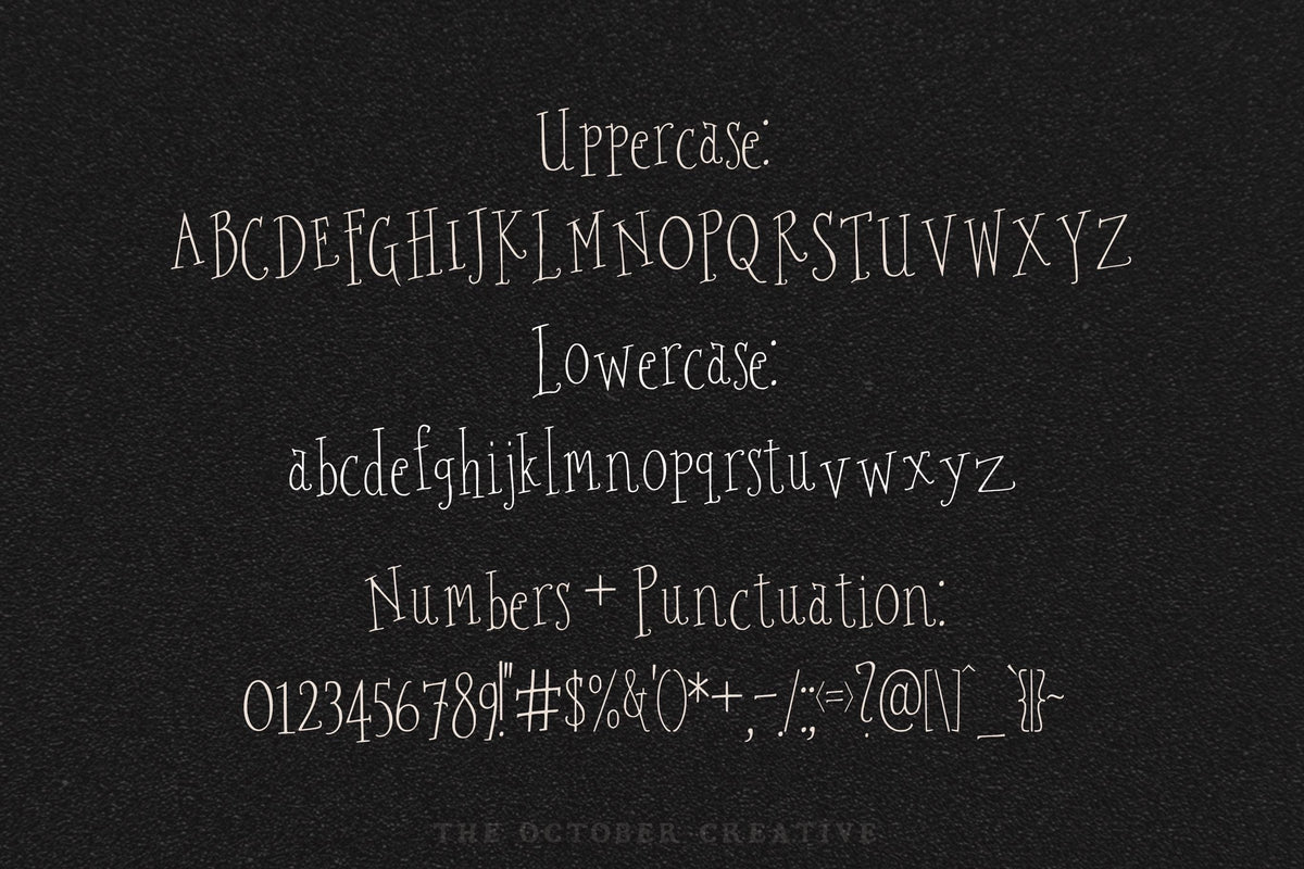 Silkspun Font, preview 3