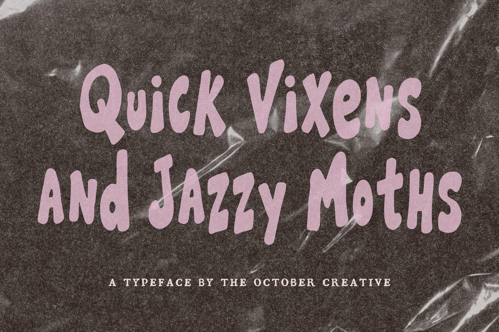 Quick Vixens and Jazzy Moths Font, preview 2