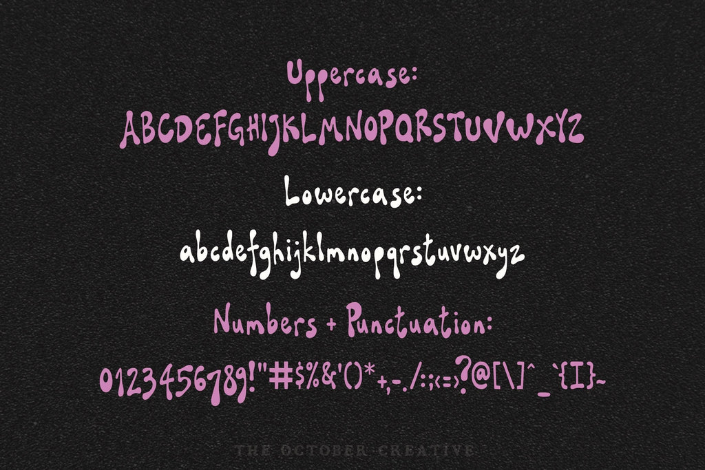 Somebody Spiked the Punch Font, preview 3