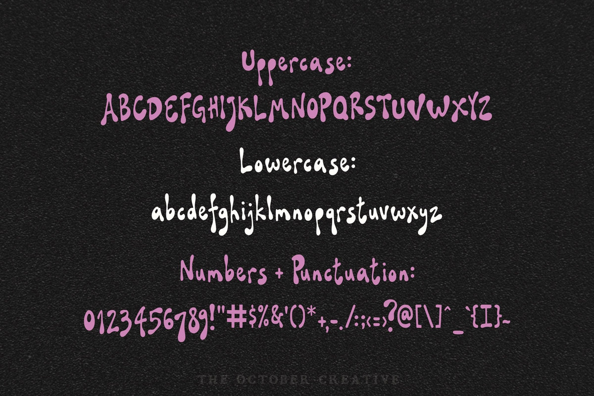 Somebody Spiked the Punch Font, preview 3