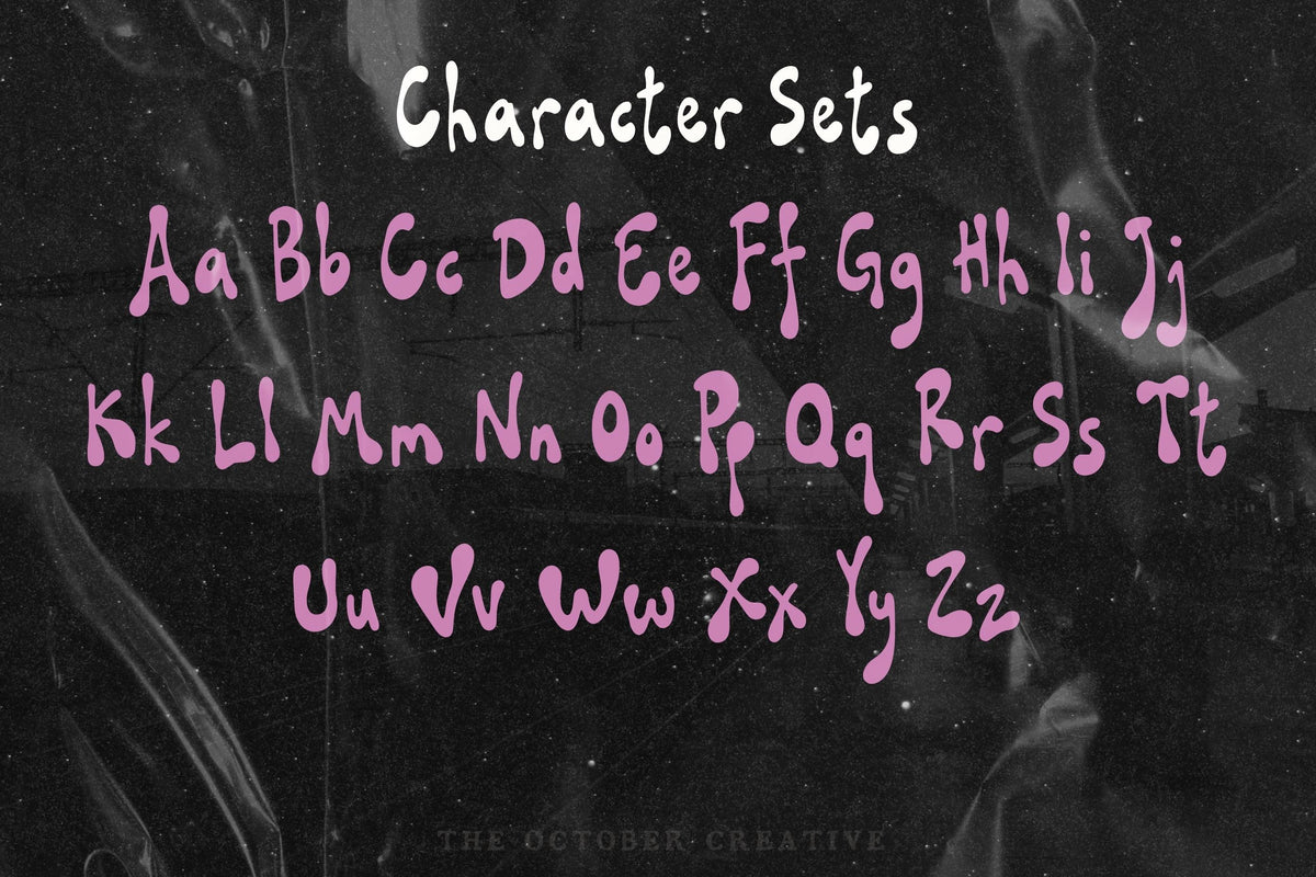 Somebody Spiked the Punch Font, preview 4