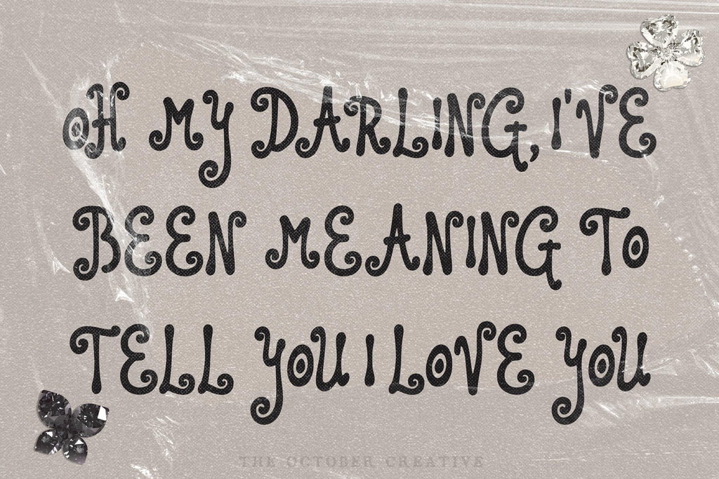 Dizzy Little Baby Font, preview 7