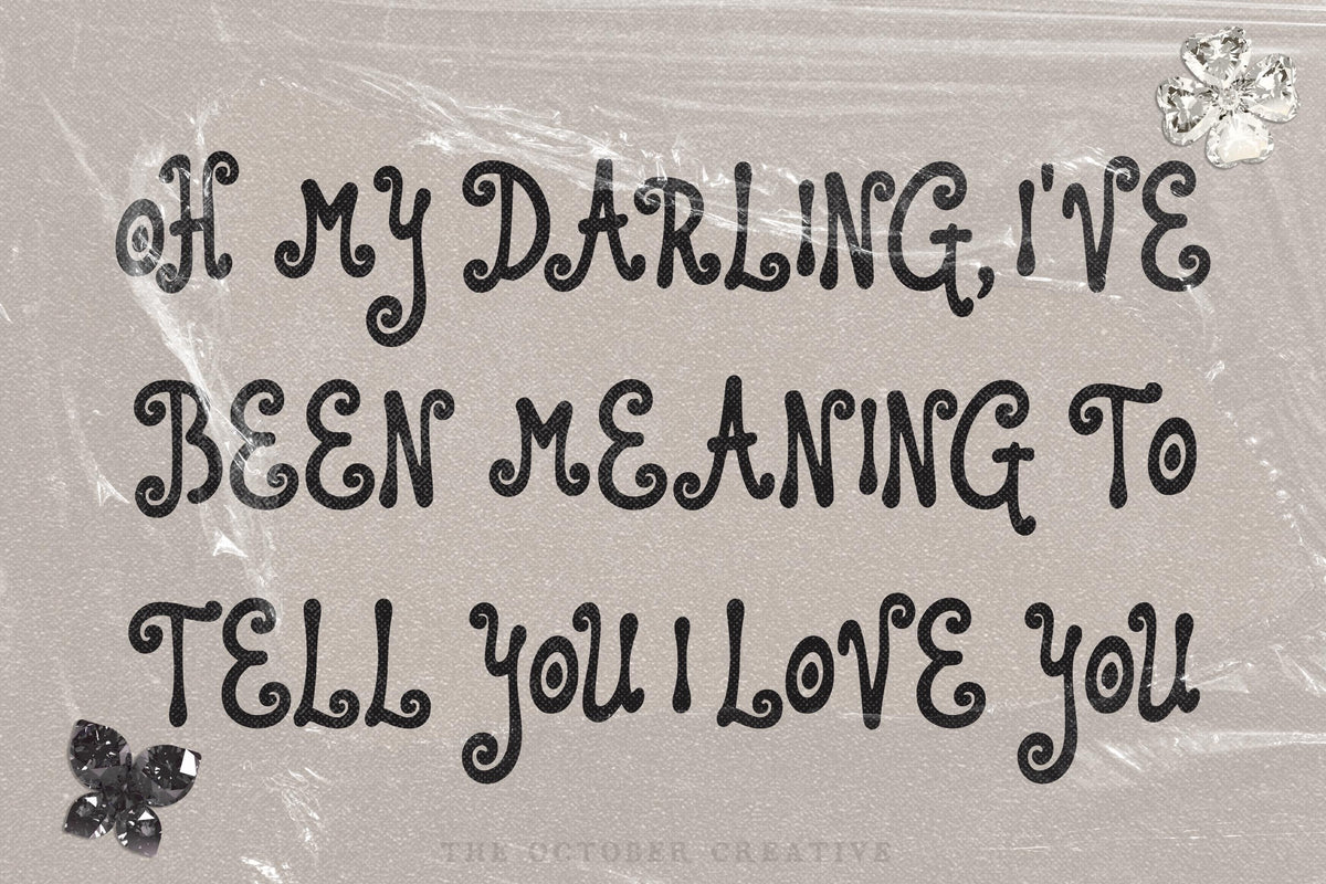 Dizzy Little Baby Font, preview 7