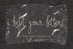 I Kept Your Letters Font, preview 9