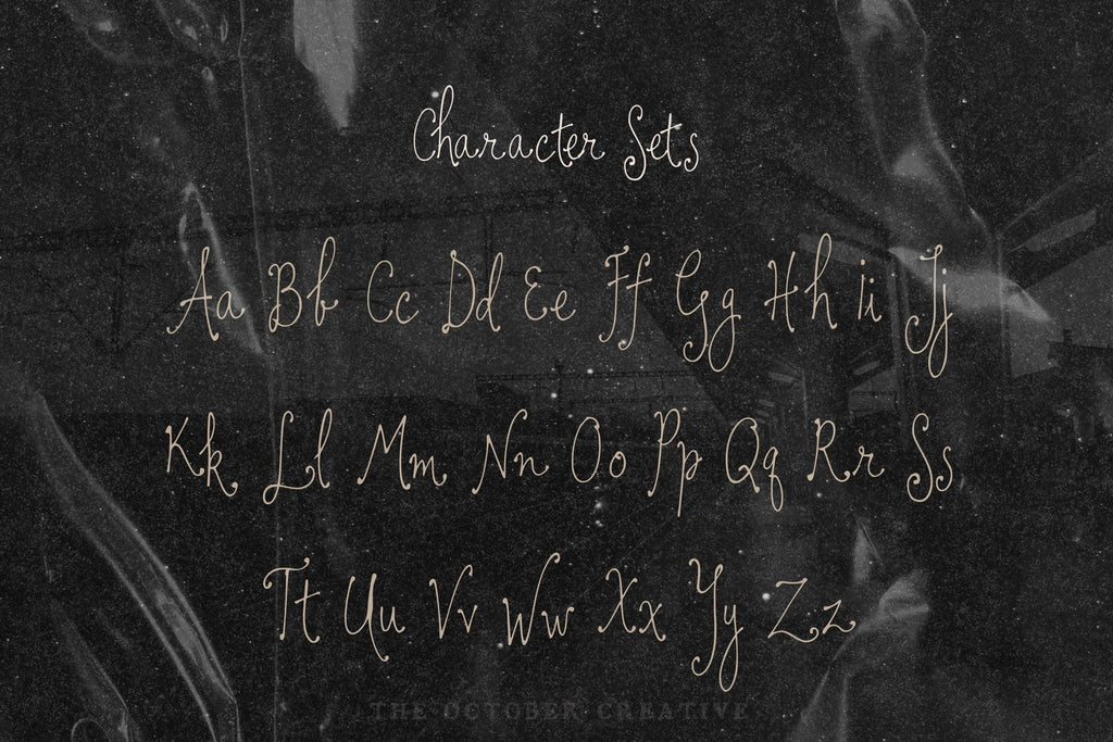 I Kept Your Letters Font, preview 3