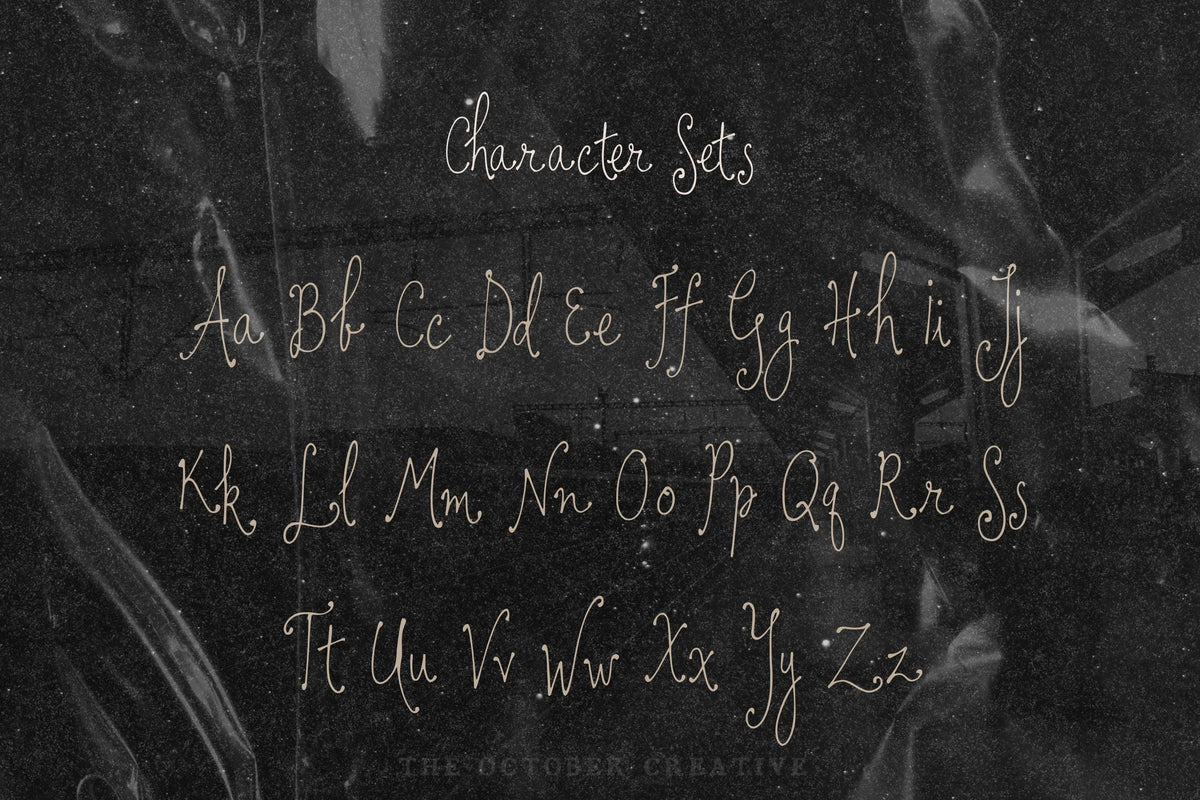 I Kept Your Letters Font, preview 3