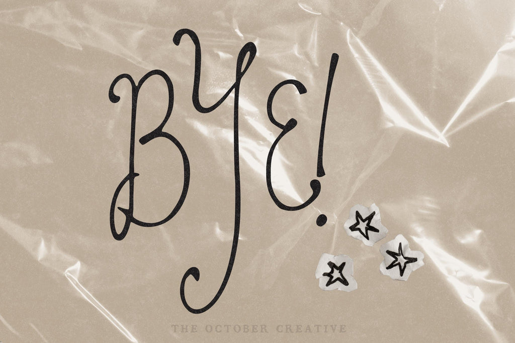 I Kept Your Letters Font, preview 8
