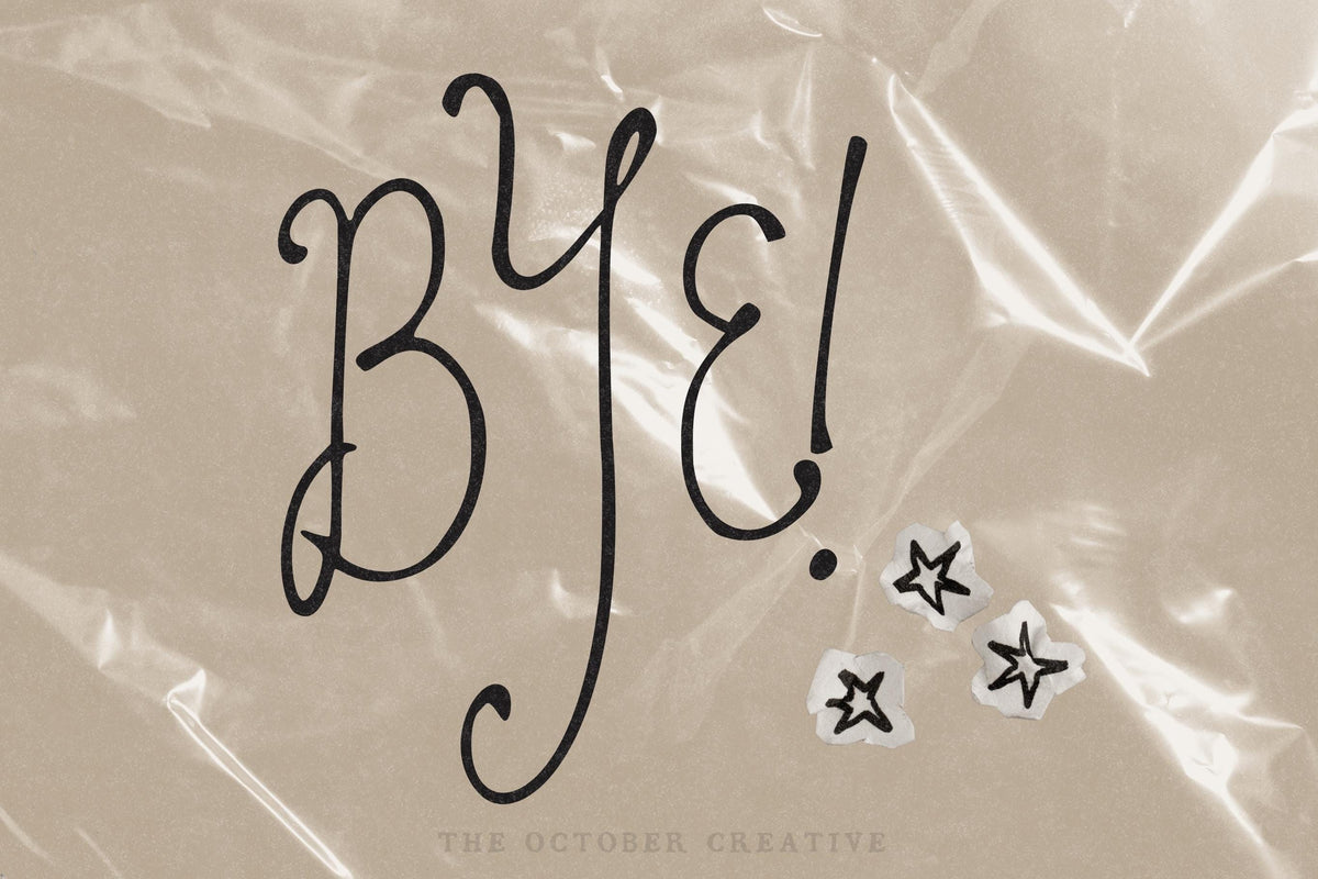I Kept Your Letters Font, preview 8