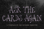 Ask the Cards Again Font, preview 2