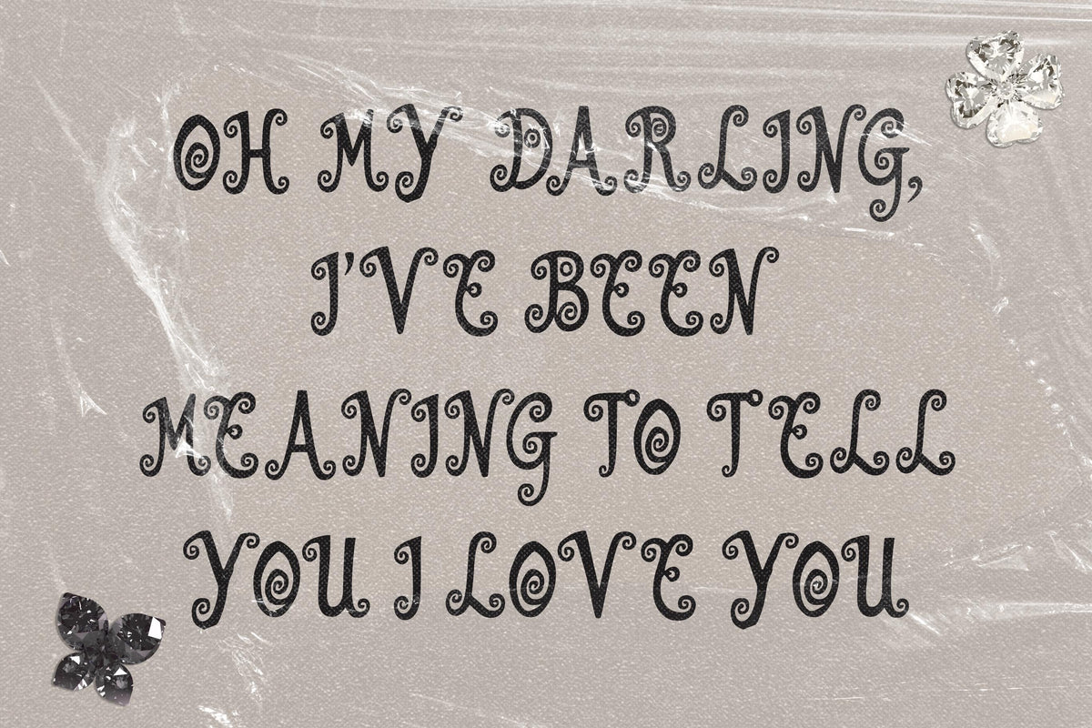 Butter Yellow Morning Font, preview 6