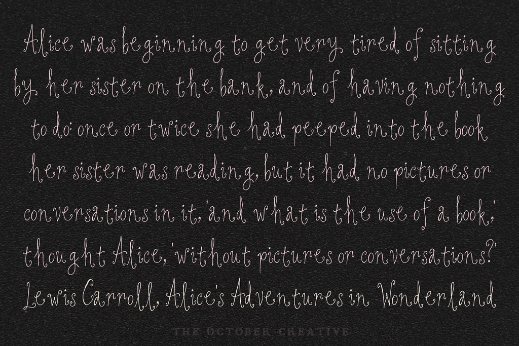 Margaret on a Monday Font, preview 6