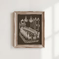 Dinner Party Art Print, preview 1
