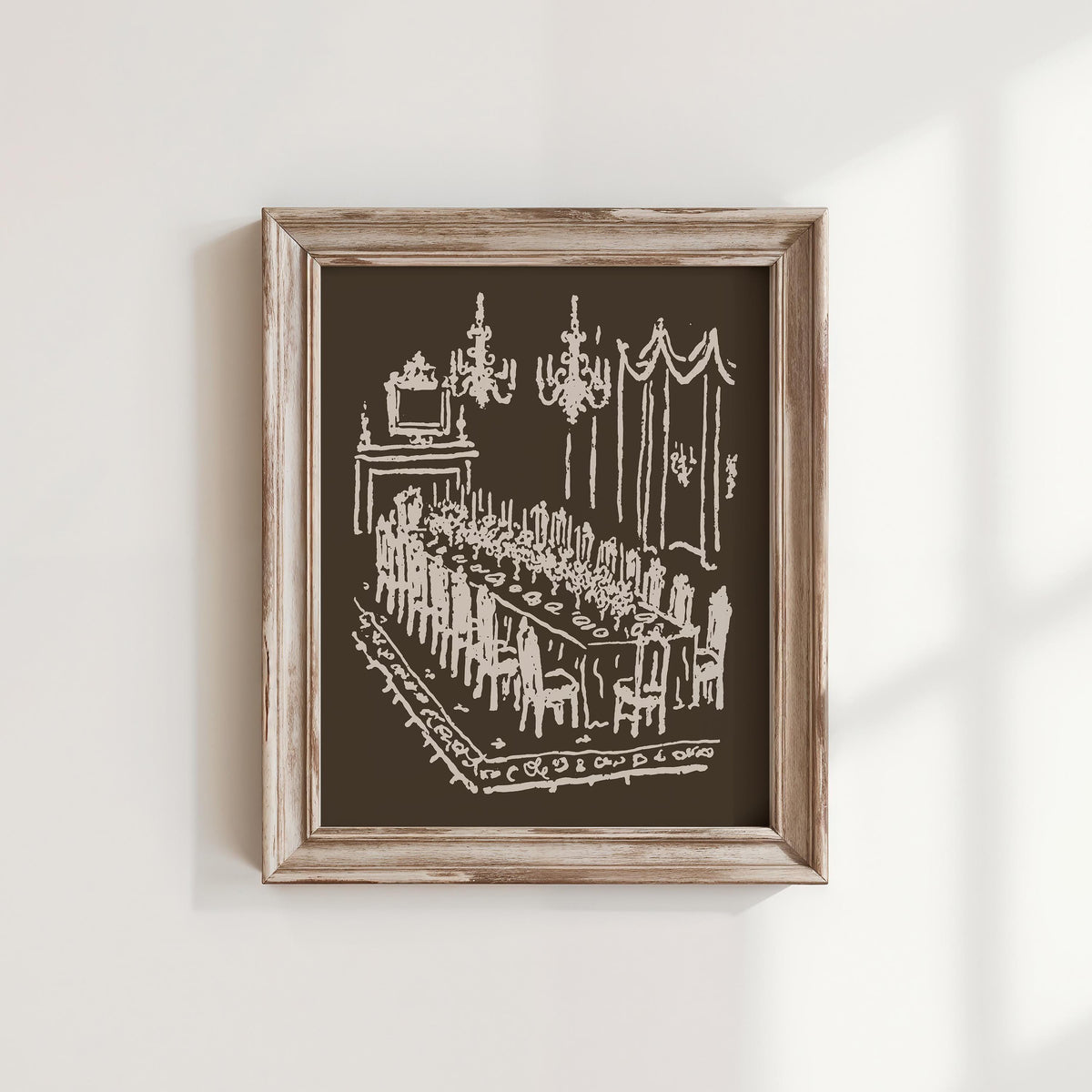 Dinner Party Art Print, preview 1