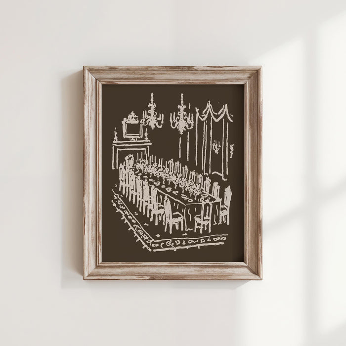 Dinner Party Art Print