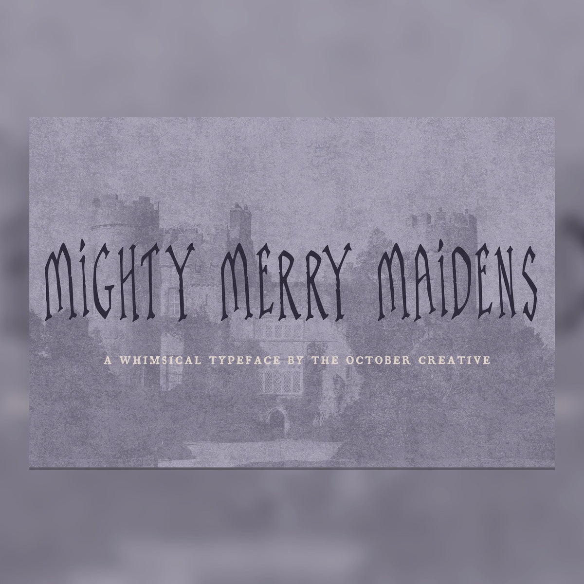 Mighty Merry Maidens Font, preview 1