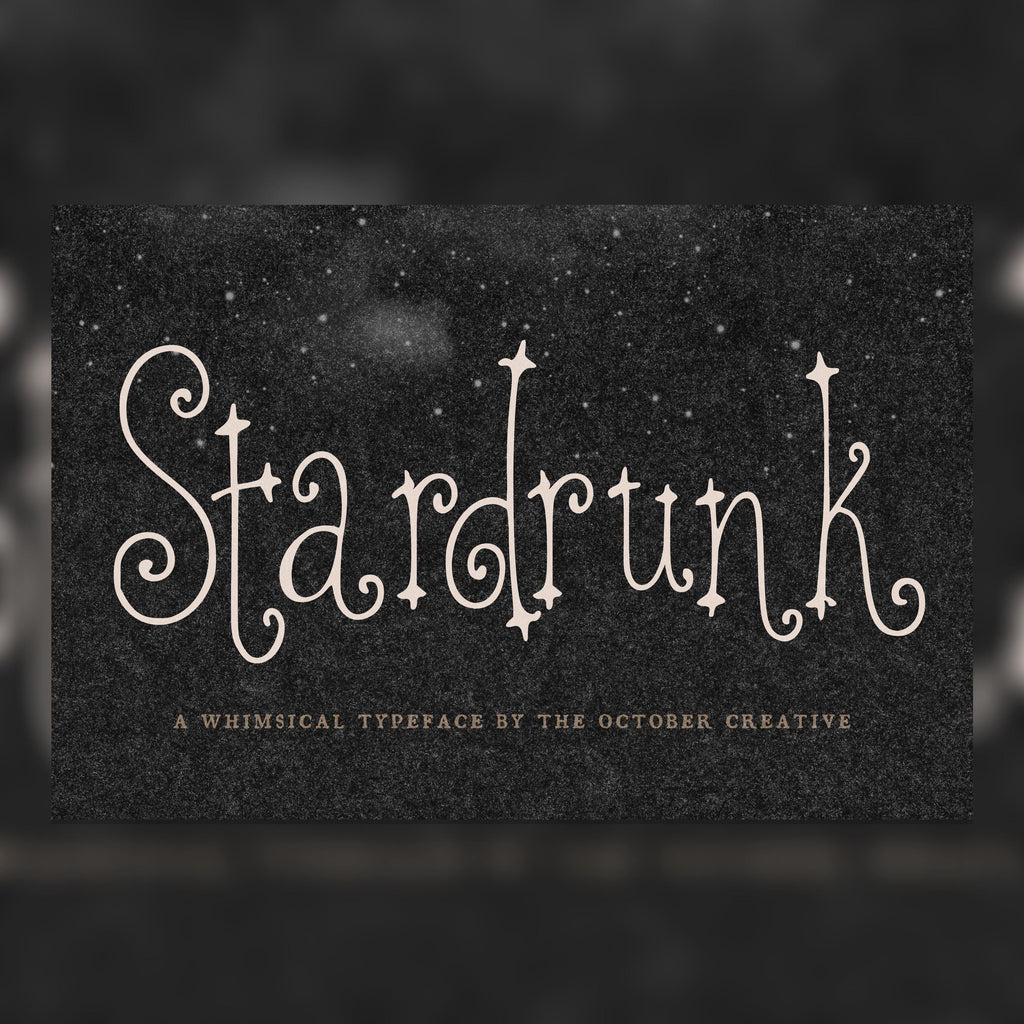 Stardrunk Font, preview 1