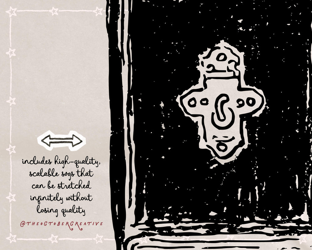 Celestial Whimsigoth Doodle Pack, preview 4
