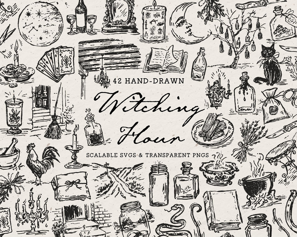 Witching Hour Doodle Pack, preview 1