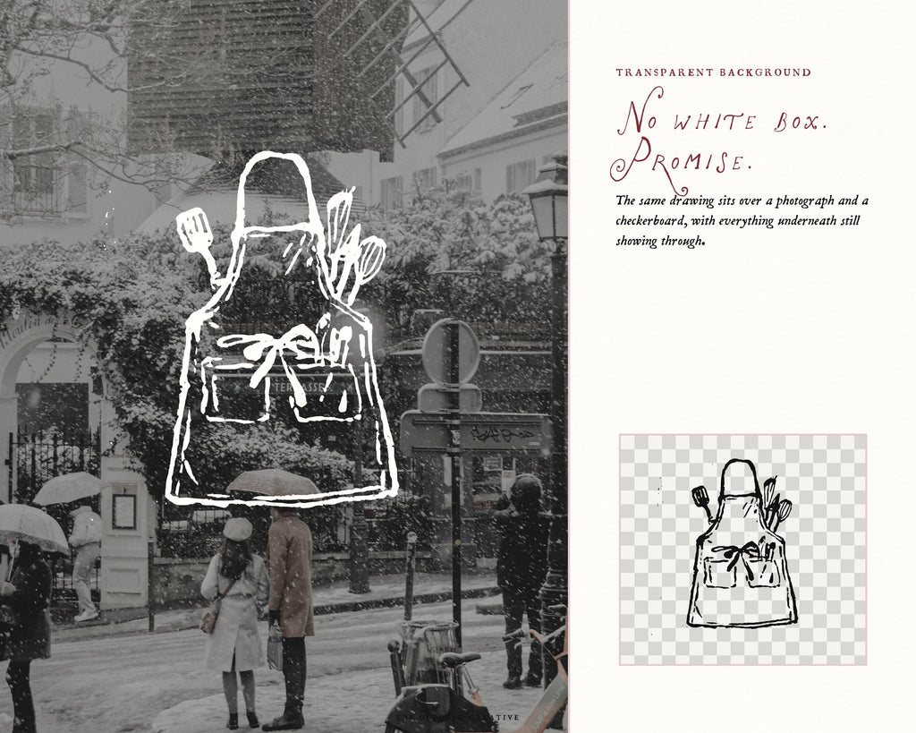 Christmas Market Doodle Pack, preview 7
