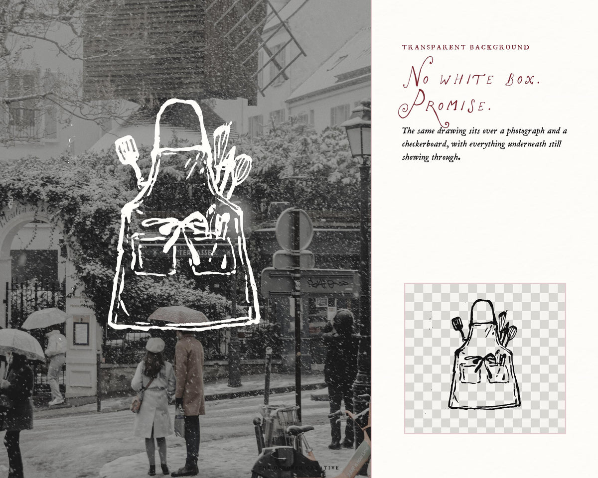 Christmas Market Doodle Pack, preview 7