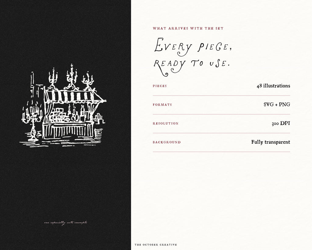 Christmas Market Doodle Pack, preview 8