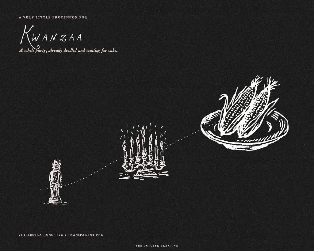 Kwanzaa Doodle Pack, preview 12