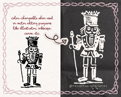 A Victorian Christmas Doodle Pack, preview 2