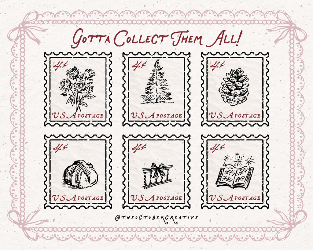 A Victorian Christmas Doodle Pack, preview 6