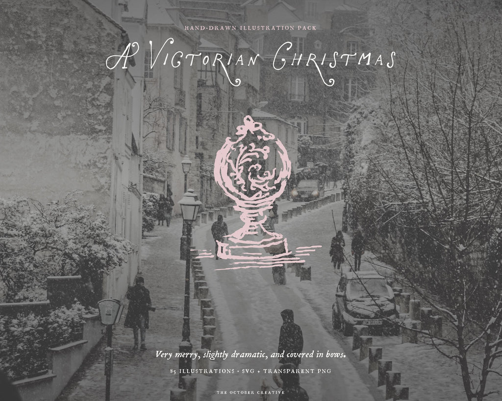 A Victorian Christmas Doodle Pack, preview 9