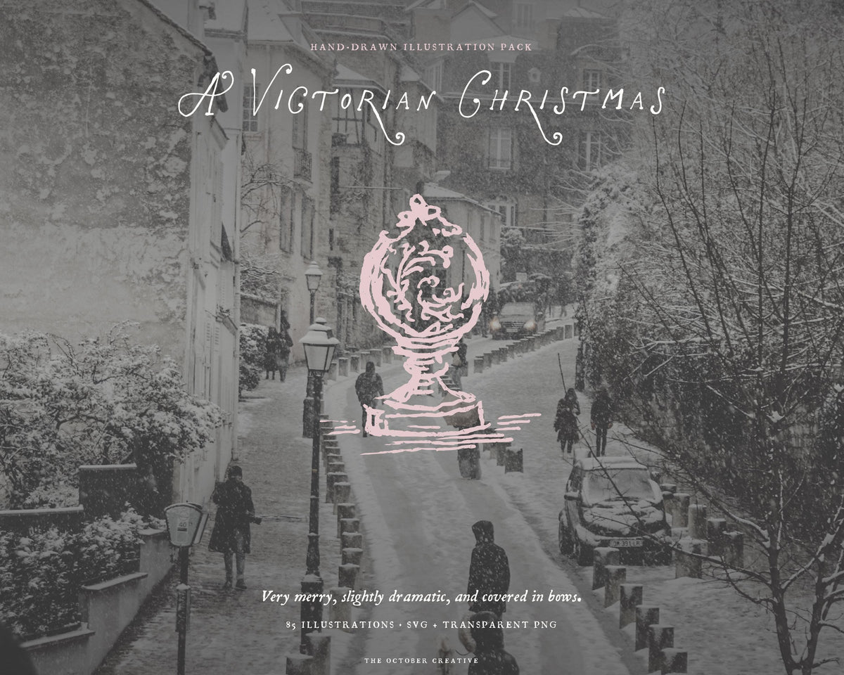 A Victorian Christmas Doodle Pack, preview 9