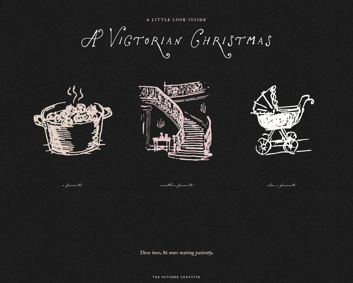 A Victorian Christmas Doodle Pack, preview 10