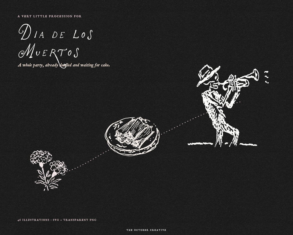Dia de los Muertos Doodle Pack, preview 11