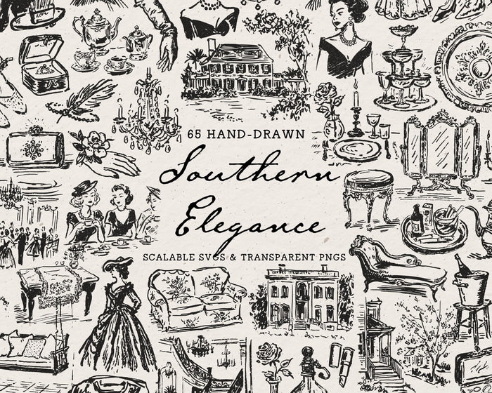 Southern Elegance Doodle Pack
