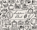 Supper Club Doodle Pack, preview 1