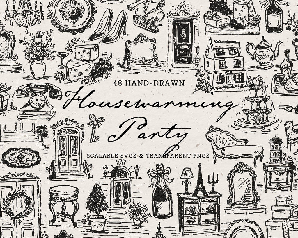 The Housewarming Doodle Pack, preview 1