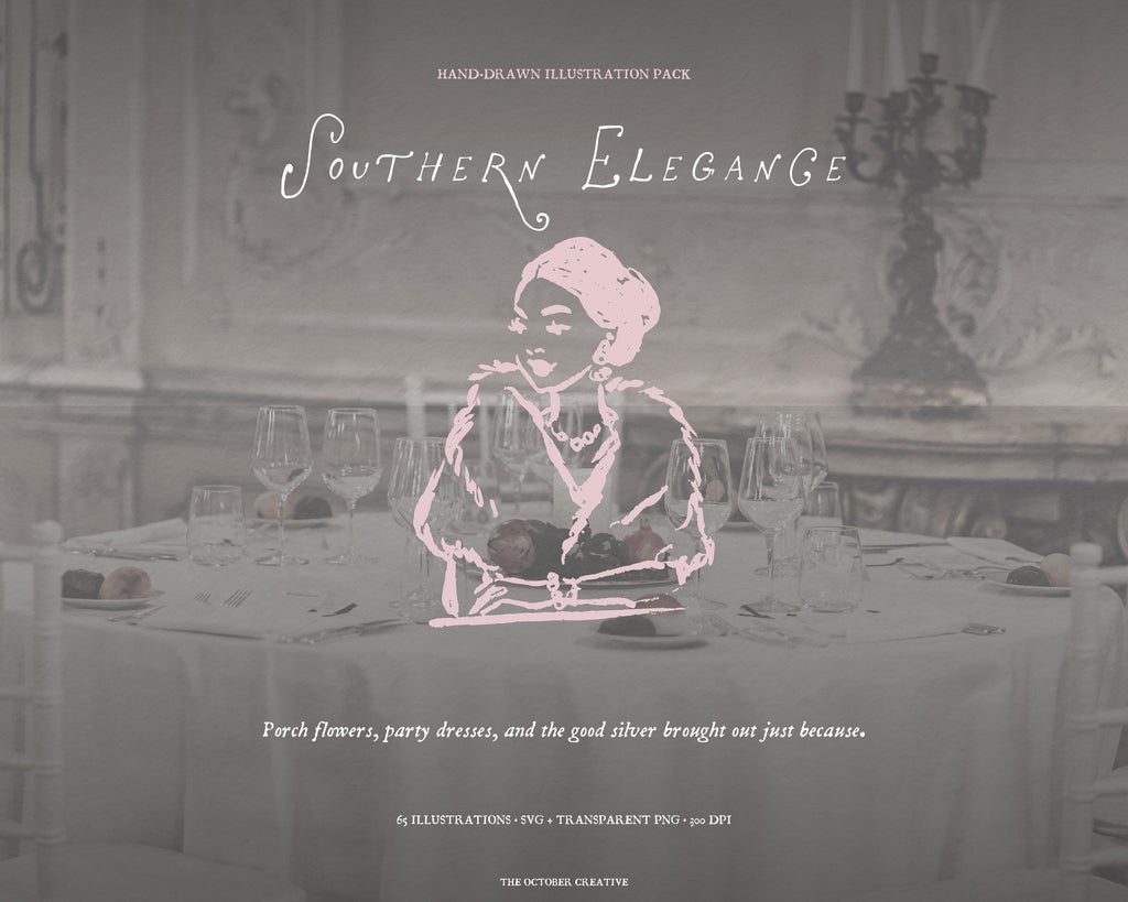Southern Elegance Doodle Pack, preview 7