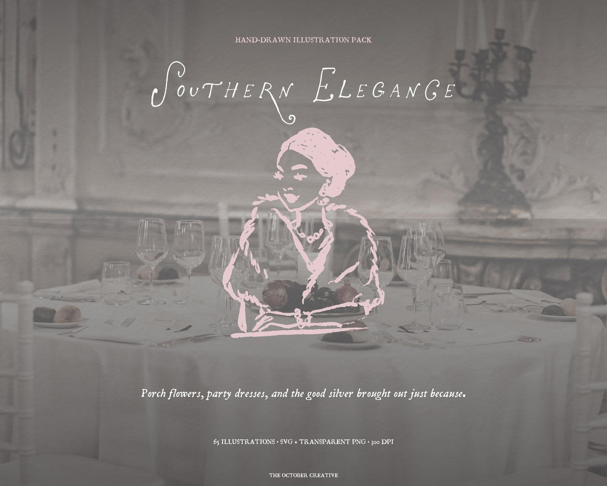 Southern Elegance Doodle Pack, preview 7