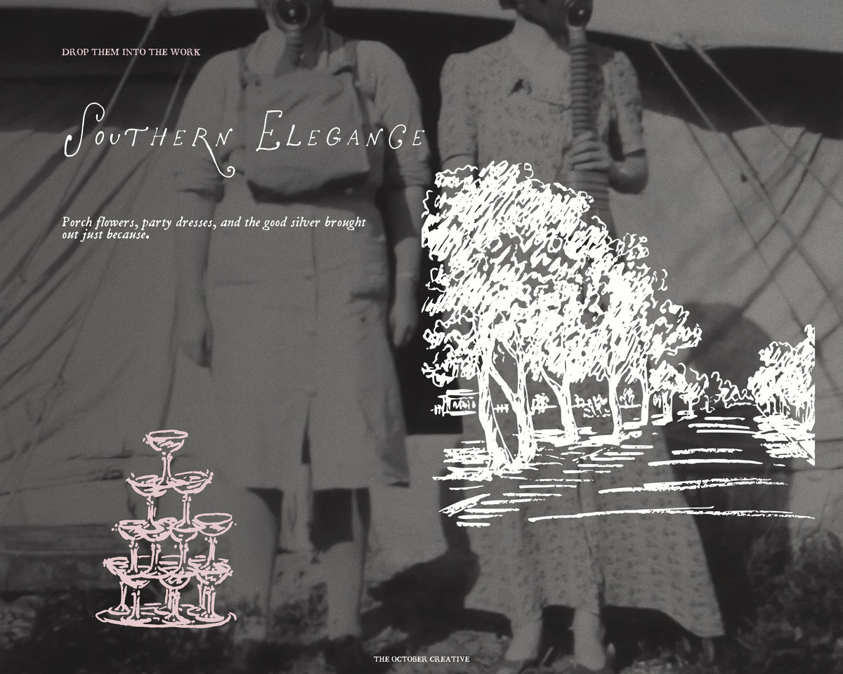Southern Elegance Doodle Pack, preview 9