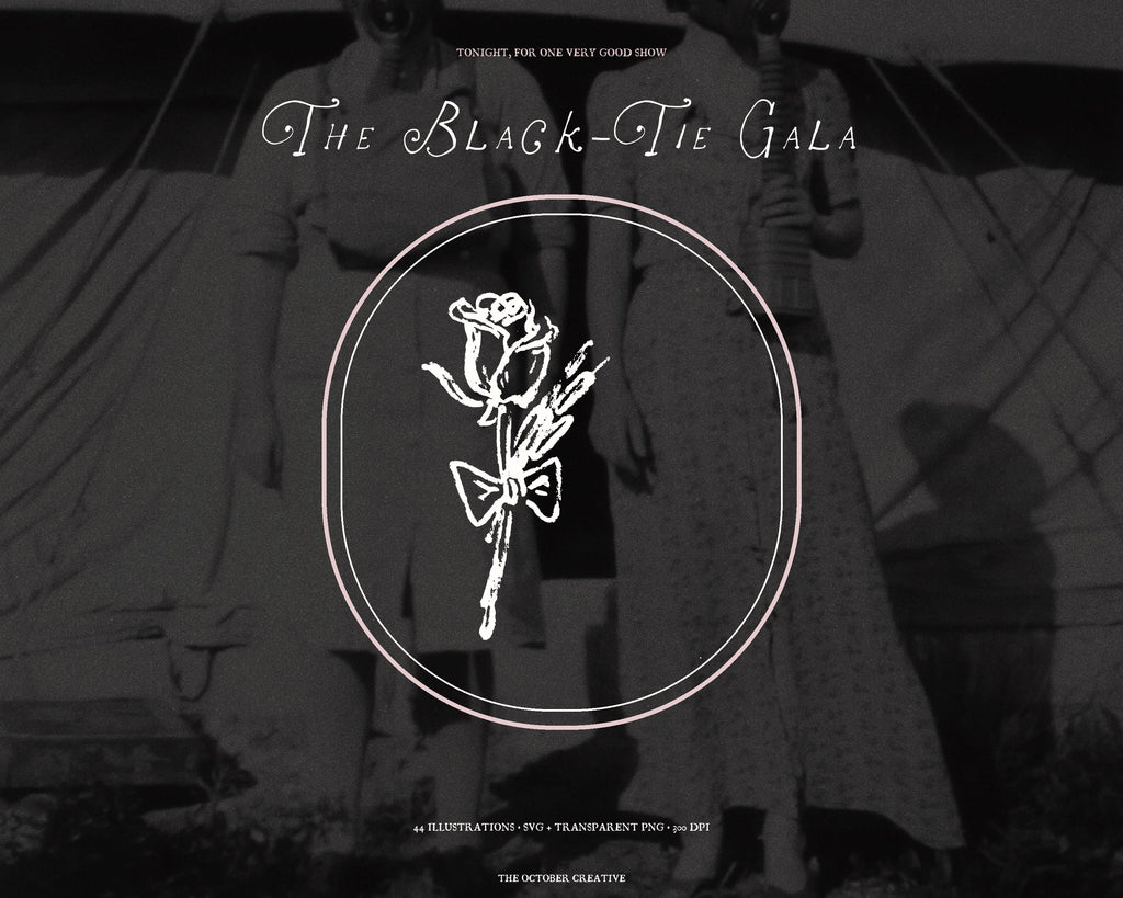 The Black-Tie Gala Doodle Pack, preview 14